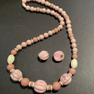 Vintage Avon Burst of Spring Necklace and Earrings